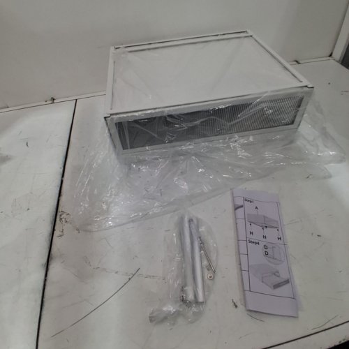 pull out microwave shelf storage drawer - WHITE image 2