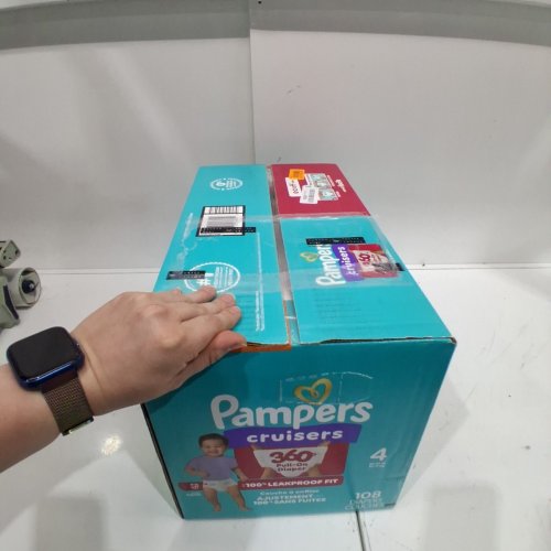 108PK PAMPERS PULL ON CRUISERS 360° FIT GAP-FREE FIT DISPOSABLE BABY DIAPERS - SIZE 4 (22-37LB) image 3