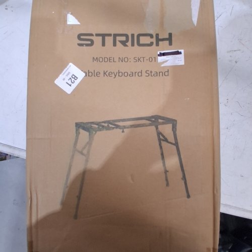 STRICH COLLAPSIBLE PIANO KEYBOARD STAND - STAND FOR 54-88 KEY ELECTRIC PIANOS - BLACK (MODEL: SKT-01) image 2