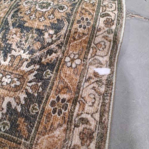 TRADITIONAL VINTAGE DISTRESSED MEDALLION AREA RUG - 6FT X 9FT - BEIGE/BROWN image 4