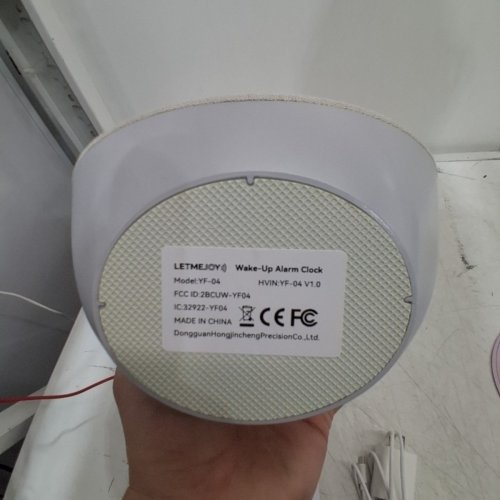 LETMEJOY SUNRISE ALARM CLOCK & SLEEP SOUND MACHINE WITH RGB LIGHTS - BLUETOOTH SPEAKER - WHITE (MODEL: YF-04) image 8