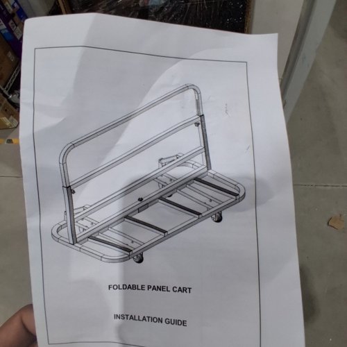 EASTREXON HEAVY FOLDING PANEL CART - 2000LBS- BLACK image 4