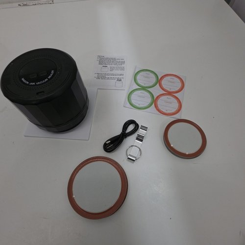 M11 MASON JAR VACUUM SEALER - ELECTRIC MASON JAR VACUUM SEALER KIT - BLACK image 3