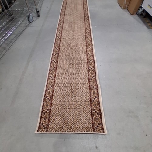 KOSHANI JAIPUR COLLECTION AREA RUG RUNNER - 26" X 207" - CREAM (STYLE: 2120C) image 4