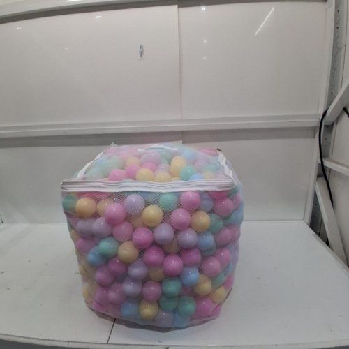 1000PK AMAZON BASICS BPA FREE PLASTIC BALL-PIT BALLS WITH STORAGE BAG - 2.3" DIAMETER - PASTEL COLORS image 2