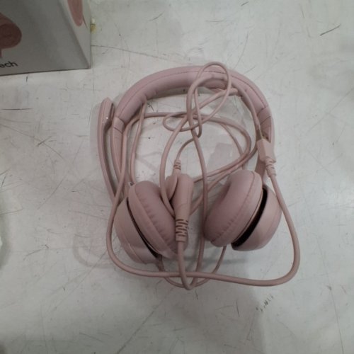 LOGITECH H390 WIRED USB STEREO HEADSET WITH NOISE CANCELLING MICROPHONE - PINK (MODEL: A00146) image 2