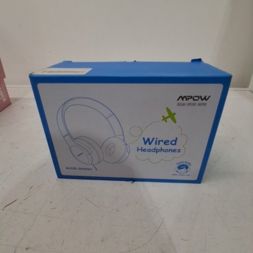 KID'S MPOW WIRED FOLDABLE HEADPHONES WITH VOLUME CONTROL - TEAL (MODEL: BH428A) image 3
