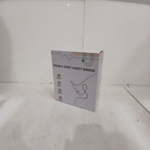 DOUBLE SIDED RECHARGEABLE LED VANITY MIRROR WITH 3 BRIGHTNESS SETTINGS - WHITE image 4