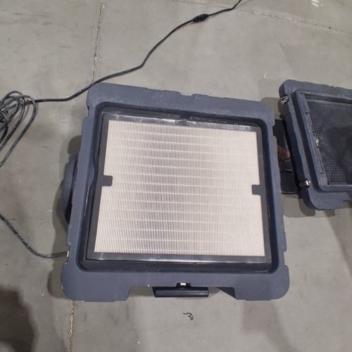 AIR SCRUBBER WITH 3-STAGE FILTRATION STACKABLE NEGATIVE AIR MACHINE - 550 CFM - GREY (MODEL:ZHP2302-550) image 2