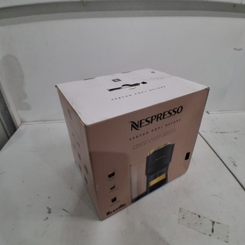 BREVILLE NESPRESSO VERTUO POP+ DELUXE COFFEE AND ESPRESSO MACHINE - MATTE BLACK/GOLD (MODEL: BNV125MTB) image 8