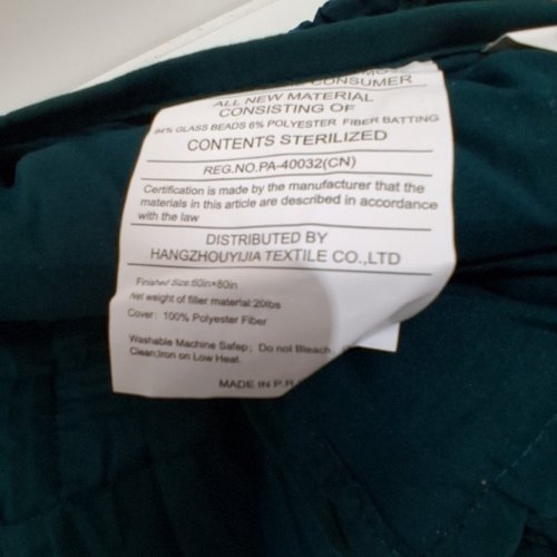 YESCOOL WEIGHTED BLANKET FOR ADULTS - 60" X 80" - 20 LBS - GREEN image 3