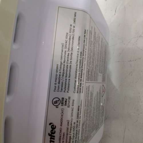 COMFEE RETRO COUNTERTOP MICROWAVE OVEN - 0.7 CU. FT - 700W - CREAM / WHITE image 4