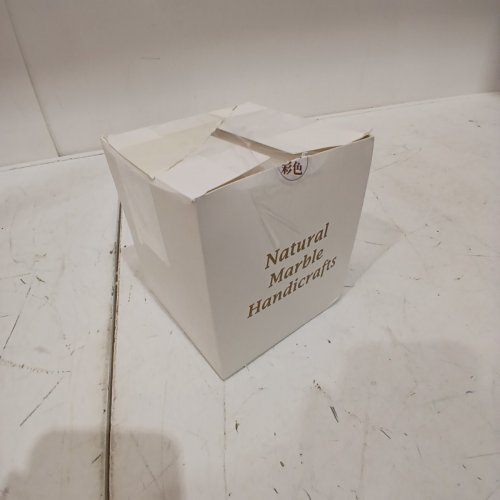 MARBLE TOUCH LAMP BEDSIDE TABLE NIGHT LIGHT - USB RECHARGEABLE - CREAM image 4
