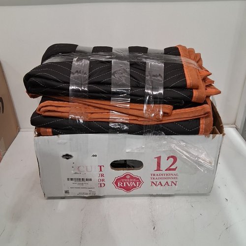 6PK VEVOR HEAVY DUTY MOVING BLANKETS - 72" X 40"- BLACK/ORANGE-(MODEL: ‎YB086-35) image 3