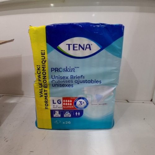 26PK UNISEX TENA PROSKIN BRIEFS - LARGE - SUPER ABSORBANT image 2