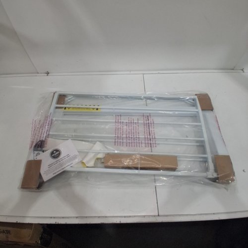 REGALO EASY-STEP METAL WALK-THROUGH SAFETY GATE - 30" x 29"-38.5" - WHITE (MODEL: 1160DS) image 2