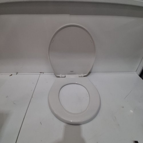 MAYFAIR BY BEMIS CASWELL ROUNDED TOILET SEAT - WHITE (MODEL: 1880SLOW 000) image 2