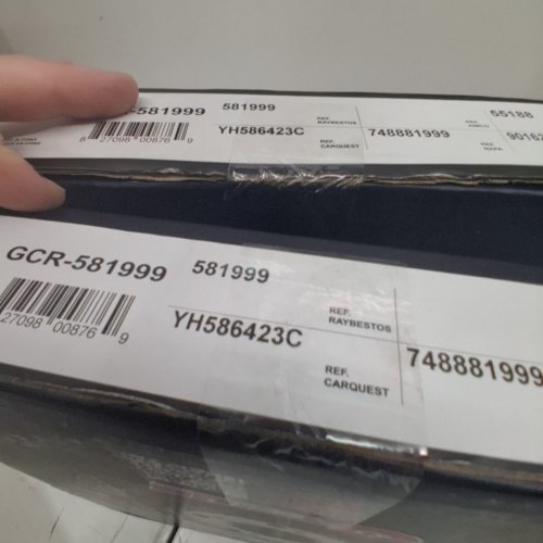 2PK GENIUS REAR COATED DISC BRAKE ROTORS FOR VARIOUS VEHICLES - RIGHT/LEFT (MODEL: GCR-581999) image 4