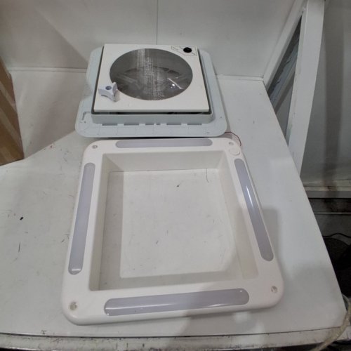 MAVIS LAVEN RV ROOF VENT FAN WITH LED LIGHTS - 12V/3.6W/14" X 14.25" - WHITE image 3