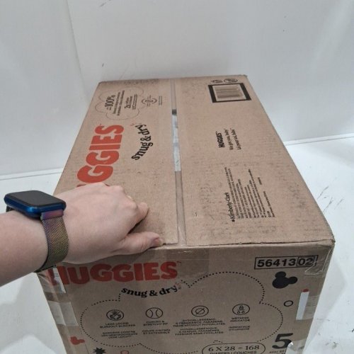168PK BABY DISNEY HUGGIES SNUG AND DRY DIAPERS - SIZE 5 - MICKEY MOUSE image 3