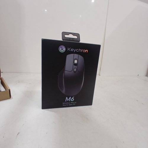 KEYCHRON M6 SILENT WIRELESS OPTICAL GAMING MOUSE - TRI-MODE BLUETOOTH 5.3/2.4GHZ/USB-C, 26,000 DPI - BLACK (MODEL: M6) image 4