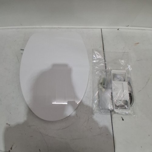 GARVEE NON-ELECTRIC ROUND ELONGATED BIDET TOILET SEAT WITH DUAL SELF-CLEANING NOZZLES- WHITE (MODEL: PLS-335BHGPX) image 2