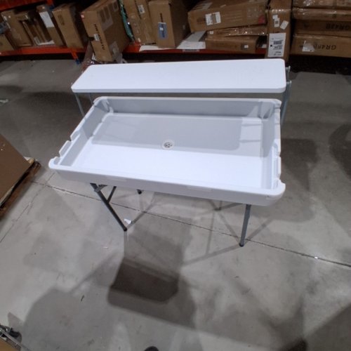 NICEC ICE COOLER FOLDING TABLE - 4FT X 38.2" X 39.4" - WHITE (MODEL: NC-ICE-TAB111) image 6