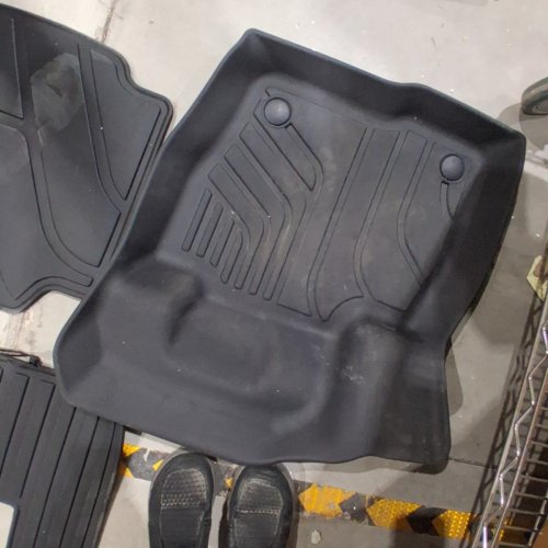 5PC ALL WEATHER FLOOR MAT LINERS - BLACK image 3