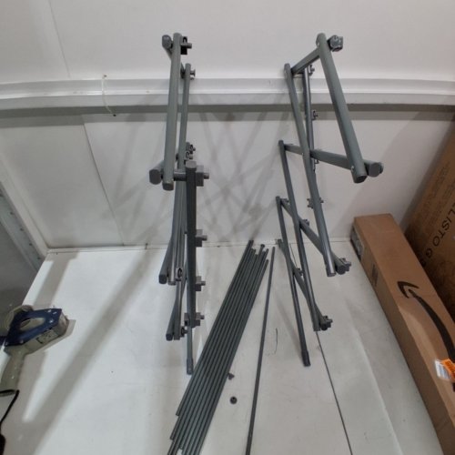 EXPANDABLE DRYING RACK FOR CLOTHES - GREY image 2