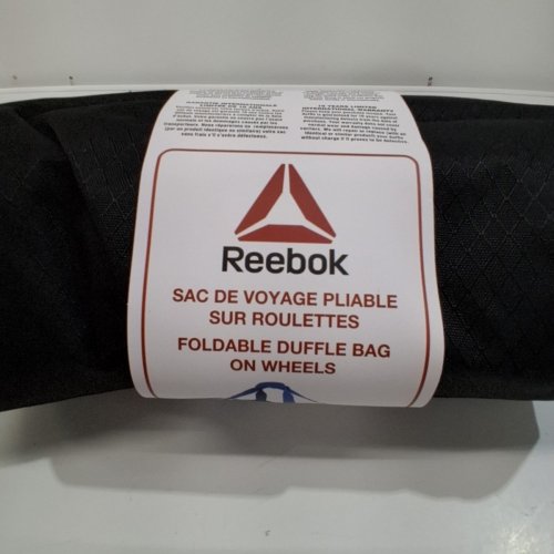 REEBOK FOLDABLE ROLLING DUFFLE BAG ON WHEELS - 125 L - BLACK (MODEL: DUFW5001RB) image 4