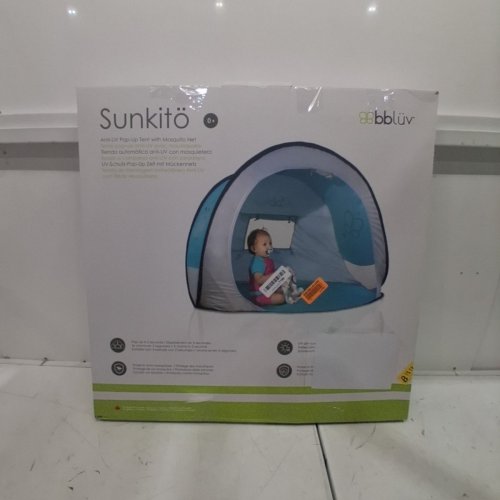 BBLÜV SUNKITÖ PORTABLE ANTI-UV POP-UP TENT WITH MOSQUITO NET - SPF 50 - BLUE/GREY (MODEL: B0135) image 5