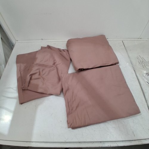 4PC BED SHEET SET - 1 FITTED, 1 FLAT, 2 PILLOWCASES - QUEEN - TAUPE image 2