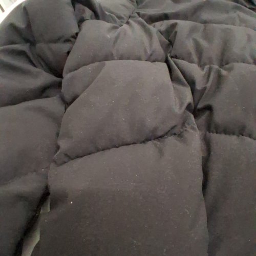 WOMEN'S CALVIN KLEIN EVERYDAY HOODED ZIP FRONT PUFFER LONG COAT - MEDIUM - BLACK image 3
