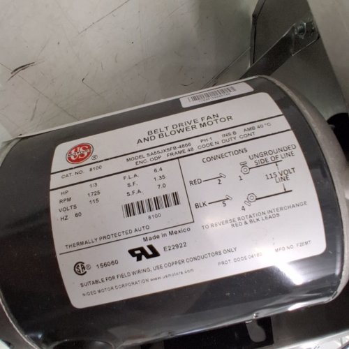 TJERNLUND DRAFT INDUCER FOR BOILER, FURNACE, CHIMNEY SYSTEMS (MODEL: I) image 5