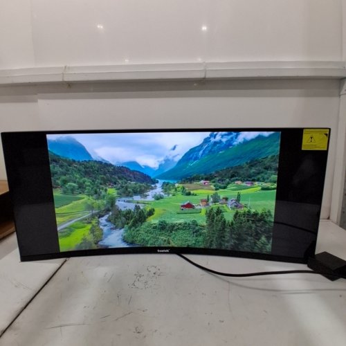 GAWFOLK 34" ULTRAWIDE CURVED GAMING MONITOR - 3440X1440 UWQHD, 1500R CURVATURE, 165HZ, FREESYNC AND EYE CARE TECHNOLOGY, LIFTABLE STAND, WALL MOUNT COMPATIBLE - BLACK (MODEL: GF340C) image 2