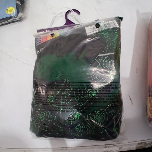2PC WOMEN'S PARTYHOLIC SPIDER WITCH COSTUME - MEDIUM (8-10) - GREEN AND BLACK image 3