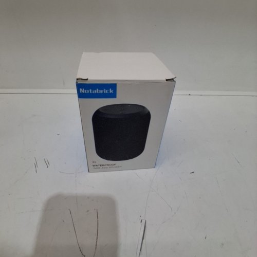 NOTABRICK BLUETOOTH SPEAKER WITH STEREO BASS - 15 HOUR LISTENING TIME - 15W 4.5" X 3.5" - BLUE (MODEL: KI) image 3