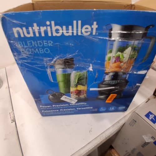 NUTRIBULLET BLENDER COMBO WITH SINGLE SERVE CUPS, 1200W - DARK GREY (MODEL: NBC-12A) image 6
