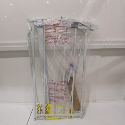 REGALO EASY-STEP METAL WALK-THROUGH SAFETY GATE - 30" X 29'' TO 38.5'' - WHITE (MODEL: 1160DS) image 2