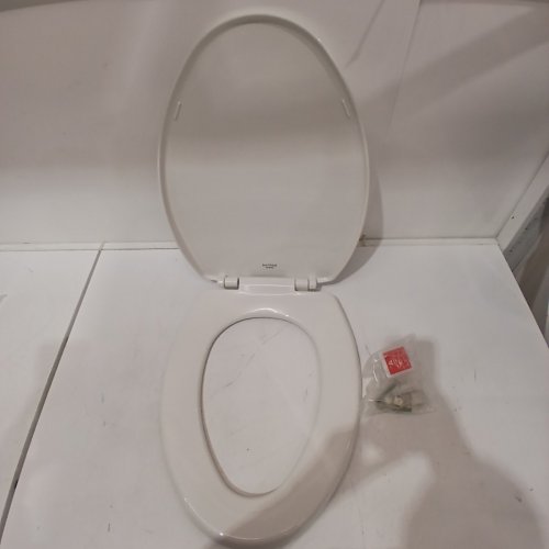 MAYFAIR BY BEMIS LANNON ELONGATED TOILET SEAT - 18" - WHITE image 2