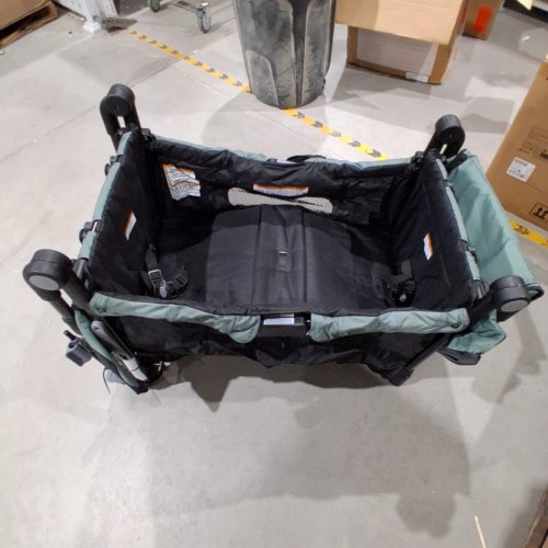 QUEST PLUS 3-IN-1 STROLLER WAGON - 110LBS MAX - 26" X 45" X 49" - MADRID GREEN (MODEL: CW06XXXB) image 6