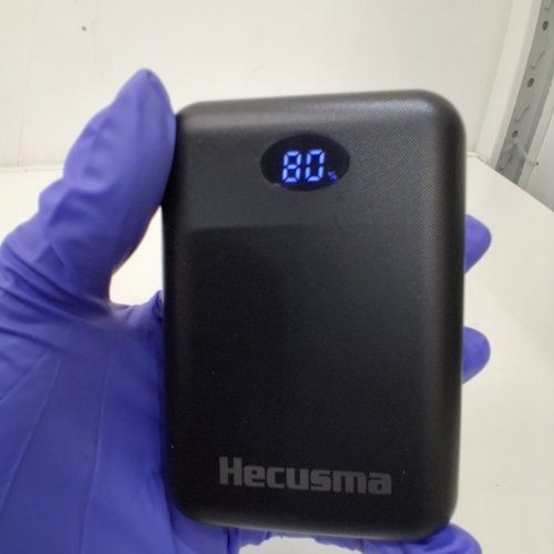 HECUSMA POWER BANK FOR HEATED VESTS AND MOBILE DEVICES - 16000MAH - 7.4V - BLACK (MODEL: QL66) image 2