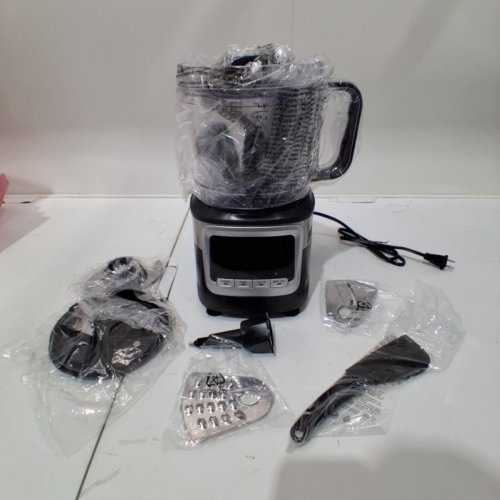 PRETTYCARE MULTIFUNCTION 3-SPEED FOOD PROCESSOR - 12 CUP - BLACK - (MODEL: FP01) image 5