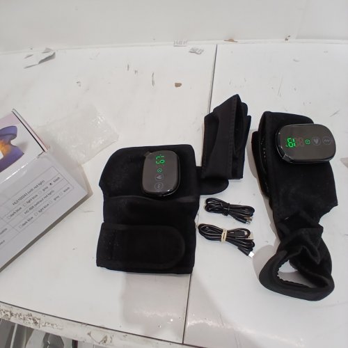 2PK 3-IN-1 HEATED VIBRATION KNEE MASSAGER - BLACK (MODEL: HLX102243) image 2