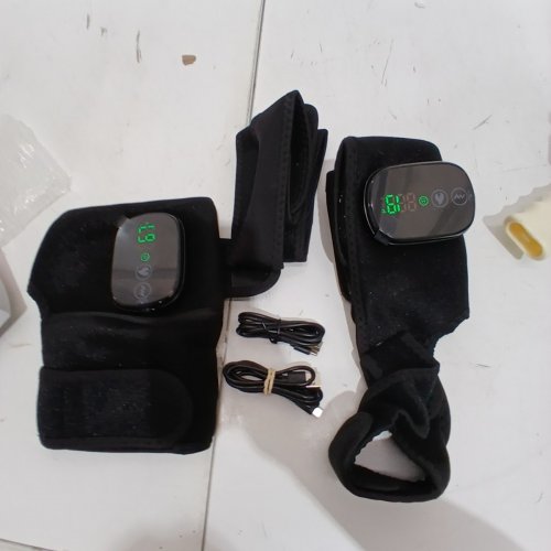 2PK 3-IN-1 HEATED VIBRATION KNEE MASSAGER - BLACK (MODEL: HLX102243) image 4
