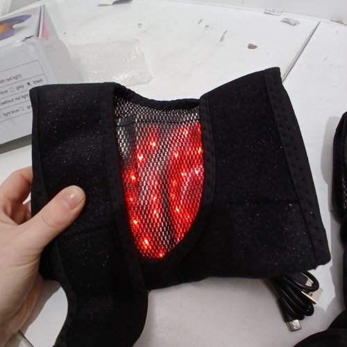 2PK 3-IN-1 HEATED VIBRATION KNEE MASSAGER - BLACK (MODEL: HLX102243) image 5