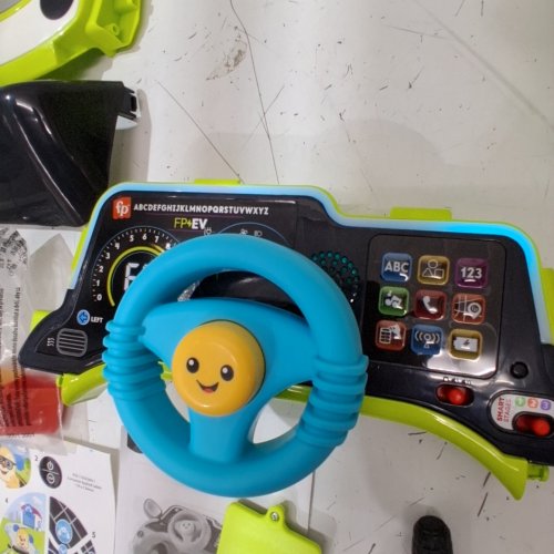 FISHER-PRICE LAUGH AND LEARN SIT AND STEER DRIVER CAR ACTIVITY CENTER - 3M-36M - MULTICOLORED (MODEL: JDY43) image 2