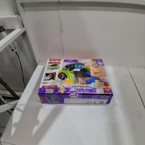 FISHER-PRICE LAUGH AND LEARN SIT AND STEER DRIVER CAR ACTIVITY CENTER - 3M-36M - MULTICOLORED (MODEL: JDY43) image 5