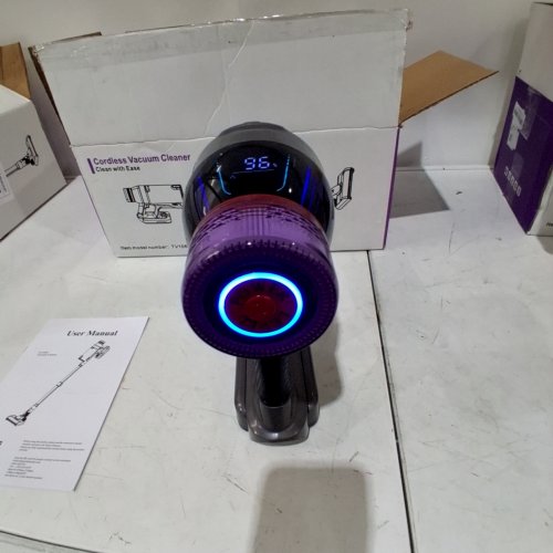 MQDXE 4-IN-1 CORDLESS STICK VACUUM CLEANER - 550W - PURPLE (MODEL: TV106S) image 2