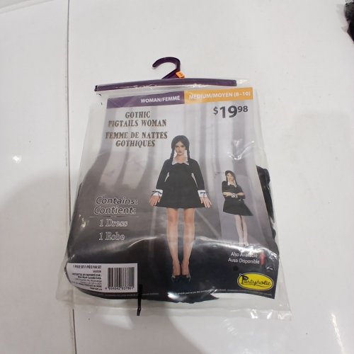 WOMEN'S PARTYHOLIC GOTHIC PIGTAILS WOMAN - MEDIUM (8-10) - BLACK (STYLE: 50202M) image 2